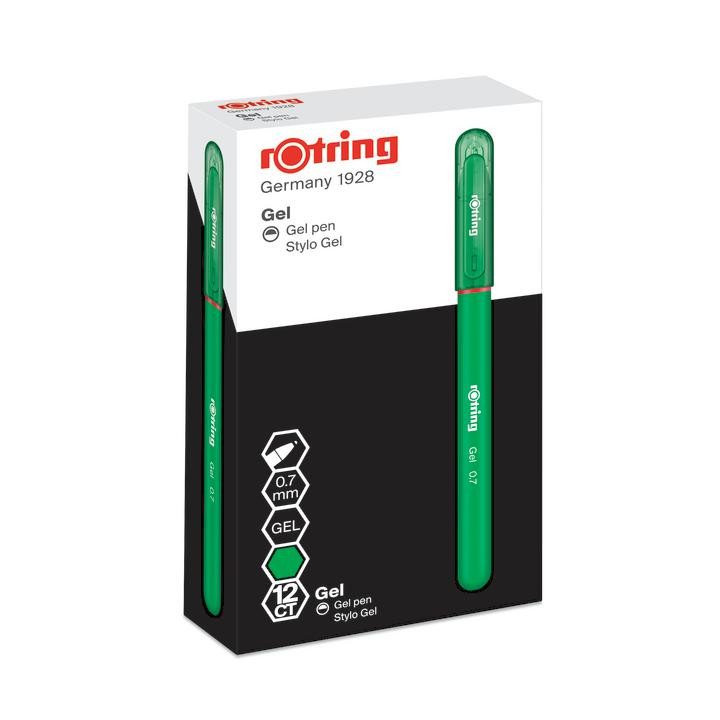 Długopis żelowy Rotring 0,7mm zielony
